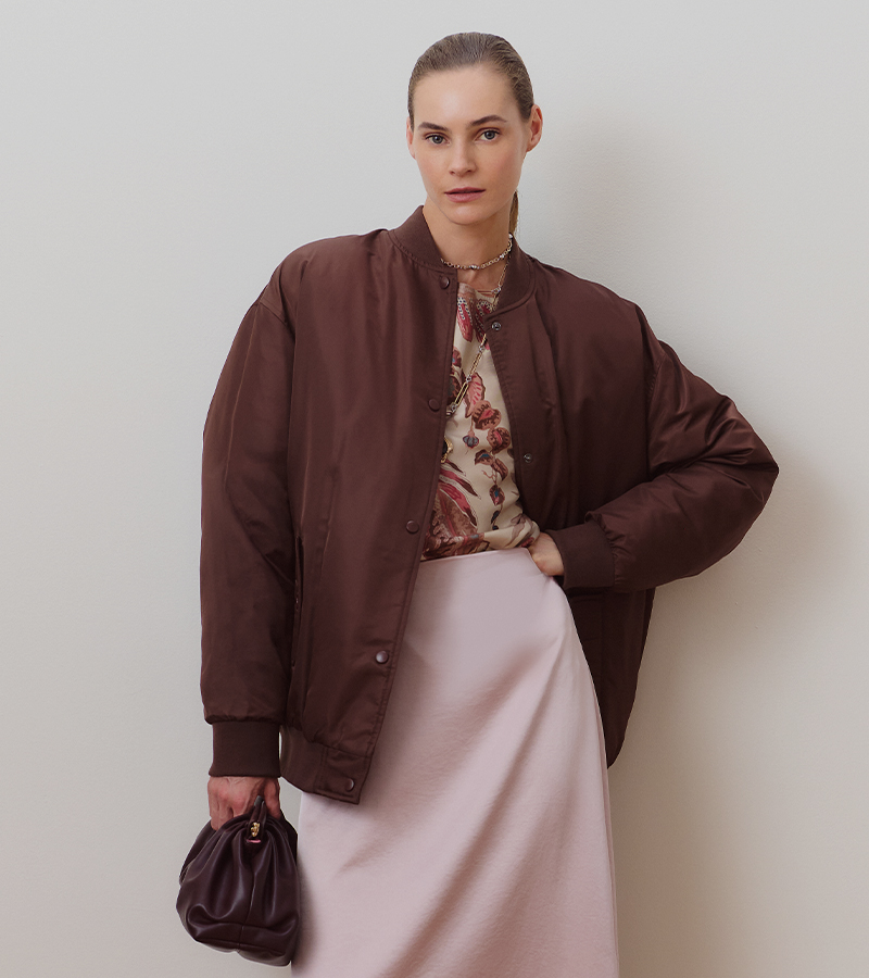 Bomber Bordeaux Intrend